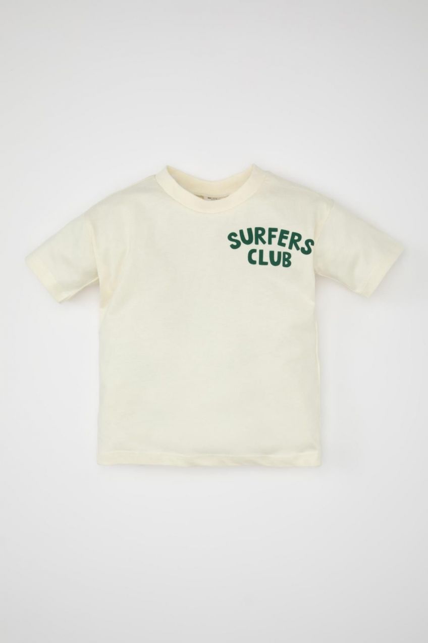DEFACTO Baby Boy Printed Short Sleeve T-Shirt