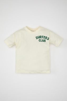 DEFACTO Baby Boy Printed Short Sleeve T-Shirt