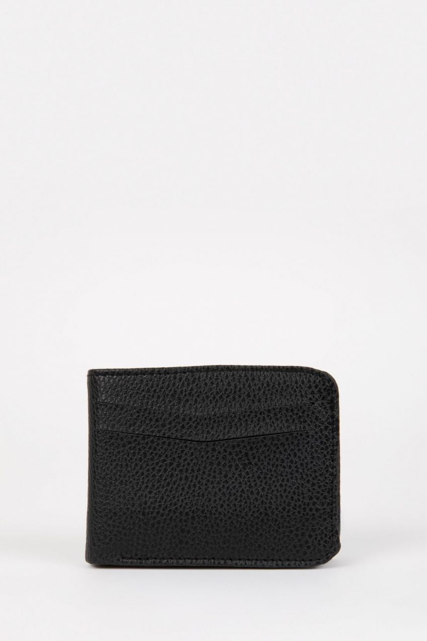 DEFACTO Men's Faux Leather Magnet Wallet