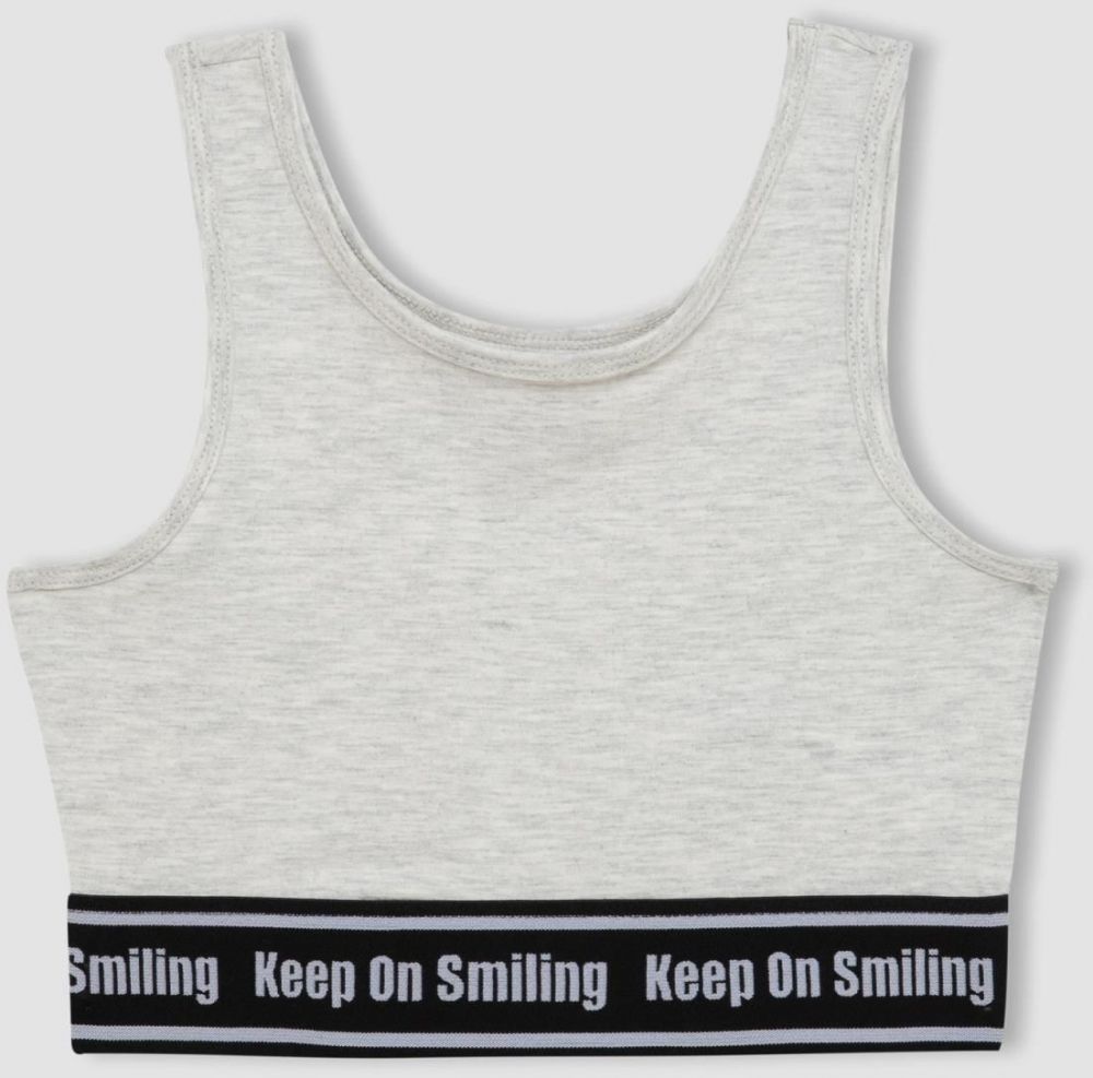 DEFACTO Girl's Crew Neck Undershirt