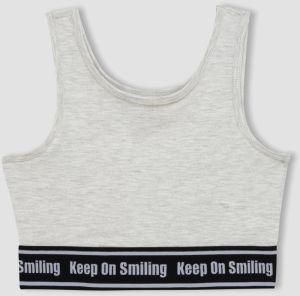 DEFACTO Girl's Crew Neck Undershirt