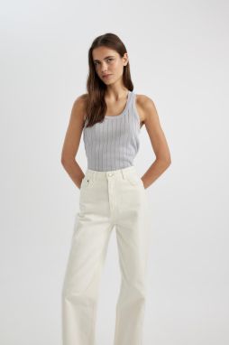 DEFACTO Regular Fit Ribbed Undershirt