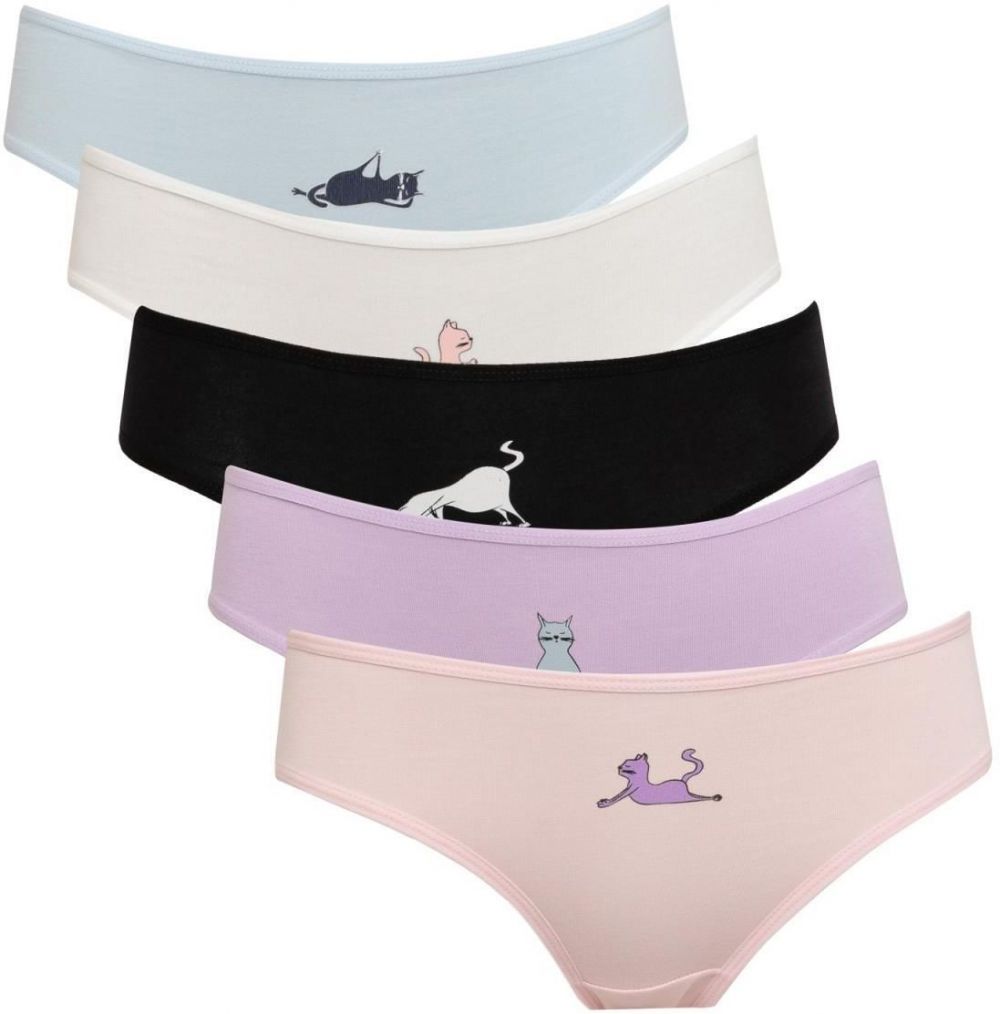 DEFACTO Fall in Love 5 Pack Slip Panties
