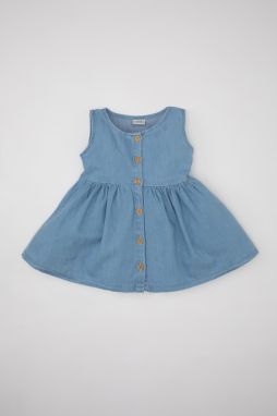 DEFACTO Baby Girl Sleeveless Jean Dress