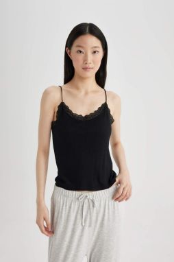 DEFACTO Fall In Love Regular Fit Ribbed Tank Top