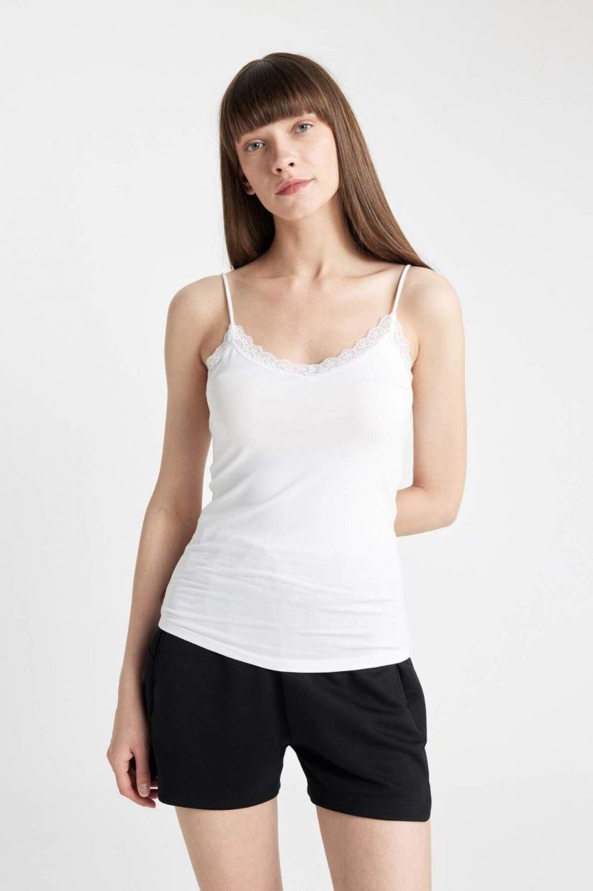 DEFACTO Fall In Love Regular Fit Cotton Tank Top
