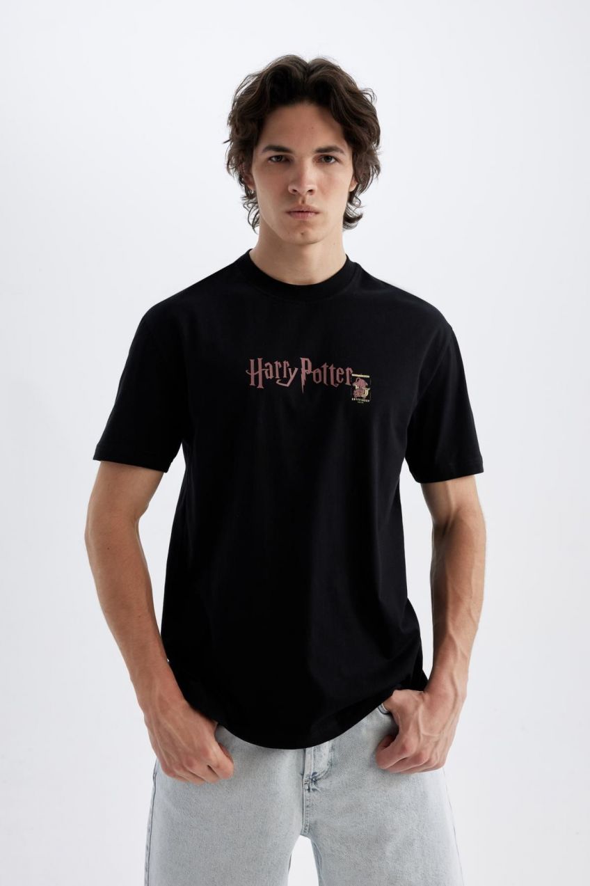 DEFACTO Harry Potter Regular Fit Crew Neck Short Sleeve T-Shirt