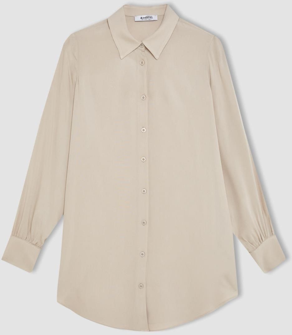 DEFACTO Regular Fit Long Sleeve Shirt Tunic