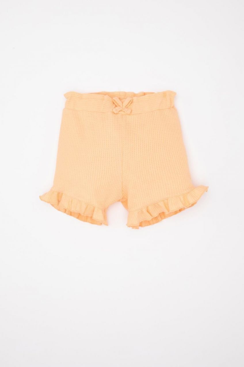 DEFACTO Baby Girl Comfort Fit Waffle Shorts