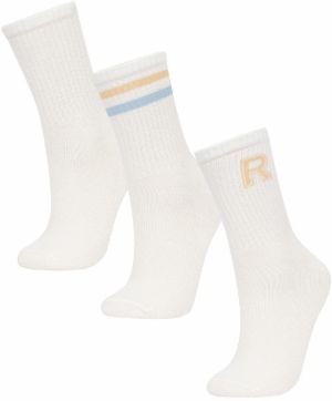 DEFACTO Girls 3-Pack Cotton Long Socks