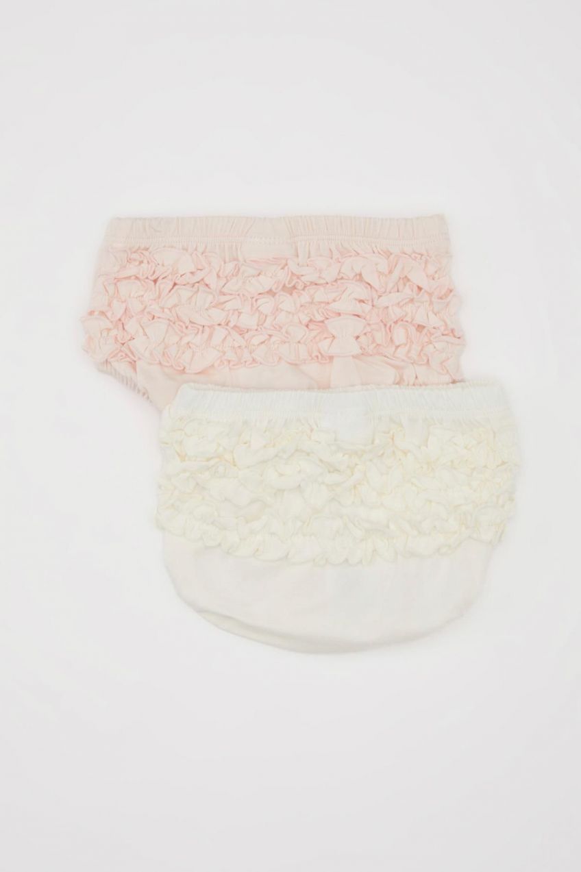 DEFACTO Baby Girl Combed Cotton 2-Piece Shorts