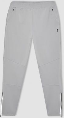DEFACTO Fit Slim Fit Zippered Leg Jogger Sweatpants