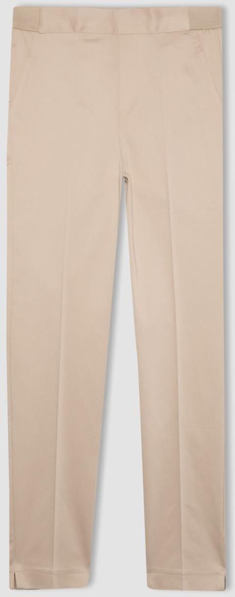DEFACTO Valentina Sigaret Normal Waist Straight Leg Satin Trousers J8743az24sm