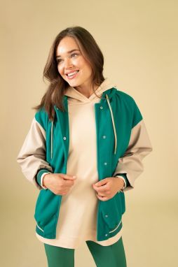 DEFACTO Water Repellent Oversize Fit Hooded Bomber Coat