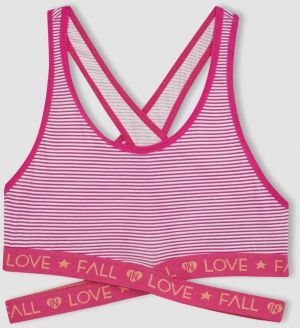 DEFACTO My First Bra Striped Bustier Bra