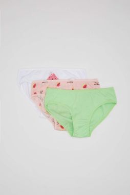 DEFACTO Girl's 3-Piece Slip Panties