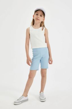 DEFACTO Girl's Biker Ribbed Camisole Tights