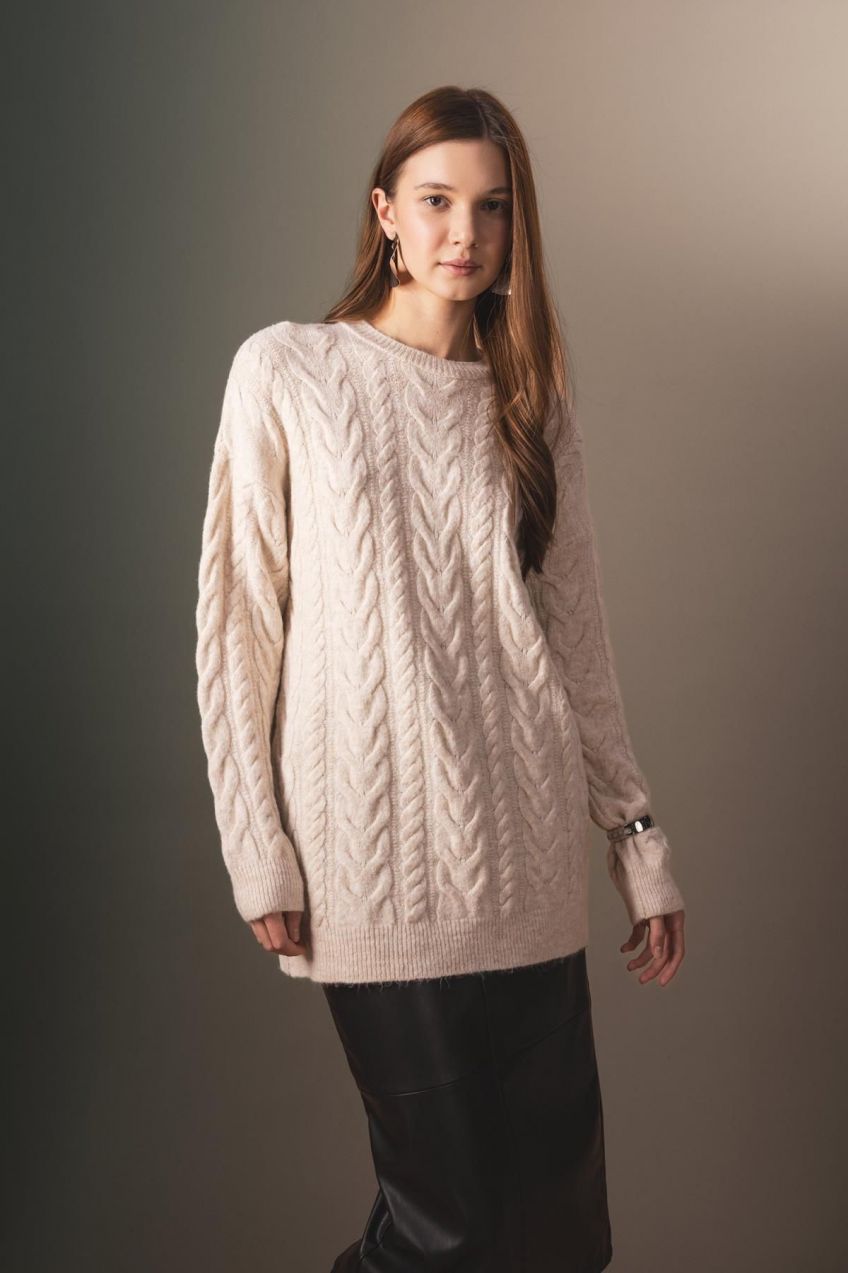 DEFACTO Regular Fit Knitted Knitwear Tunic