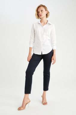 DEFACTO Valentina Cigarette Straight Leg Satin Trousers