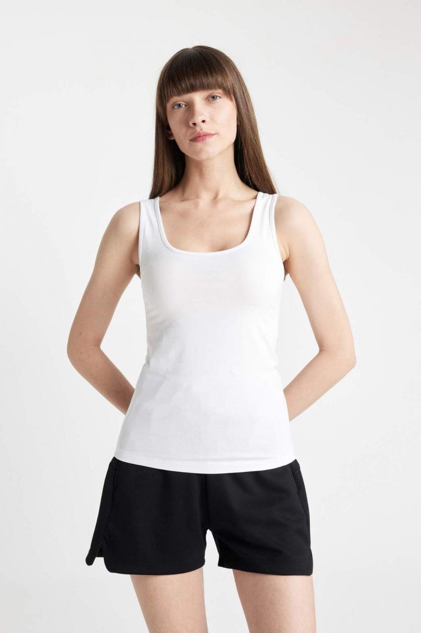 DEFACTO Fall In Love Regular Fit Basic Cotton Undershirt