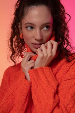 DEFACTO Oversize Fit Turtleneck Sweater