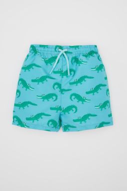 DEFACTO Baby Boy Animal Patterned Swim Shorts