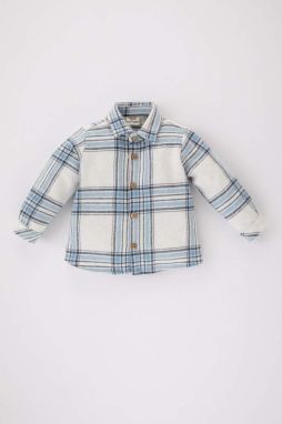DEFACTO Baby Boy Flannel Long Sleeve Shirt