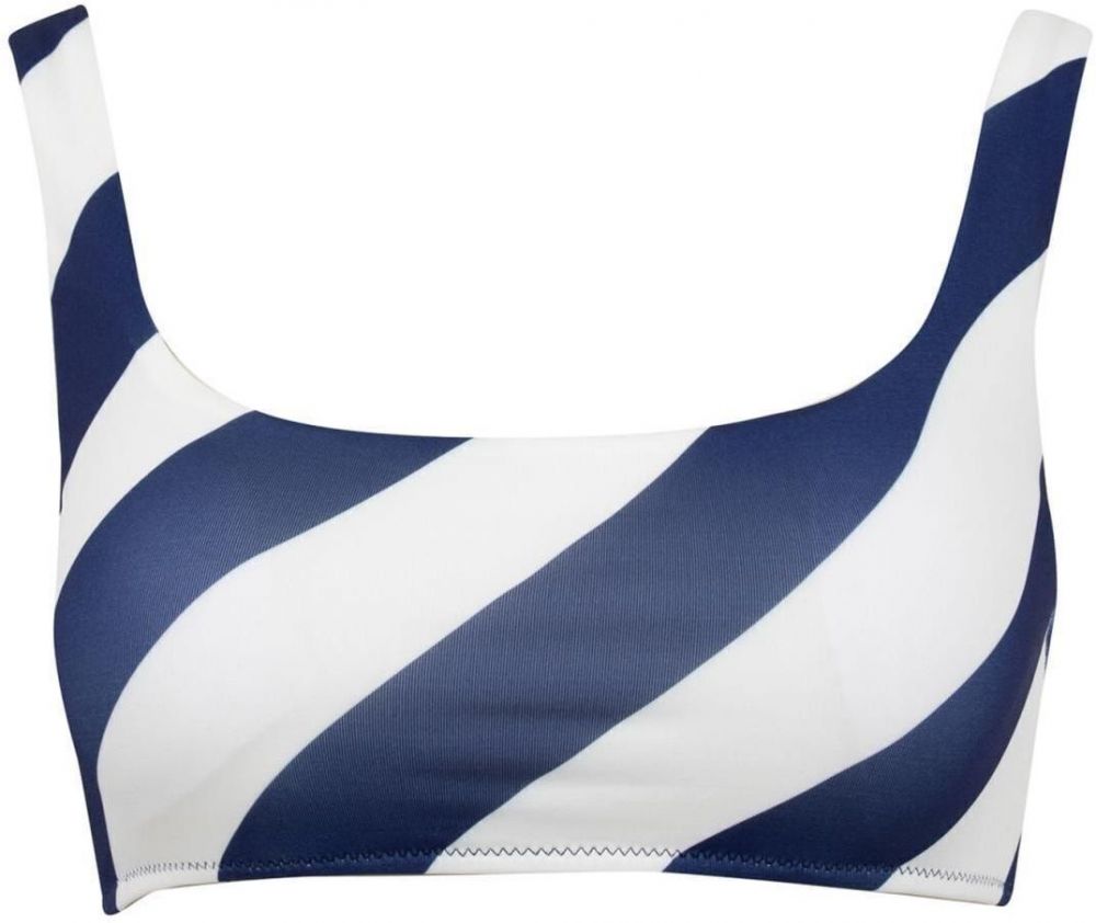 DEFACTO Fall In Love Regular Fit Striped Bikini Top