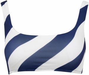 DEFACTO Fall In Love Regular Fit Striped Bikini Top