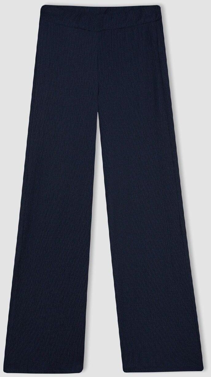 DEFACTO Wide Leg Straight Leg Crepe Trousers