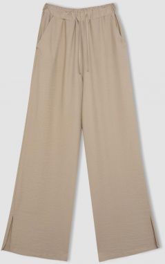 DEFACTO Wide Leg Wide Leg Linen Look Trousers