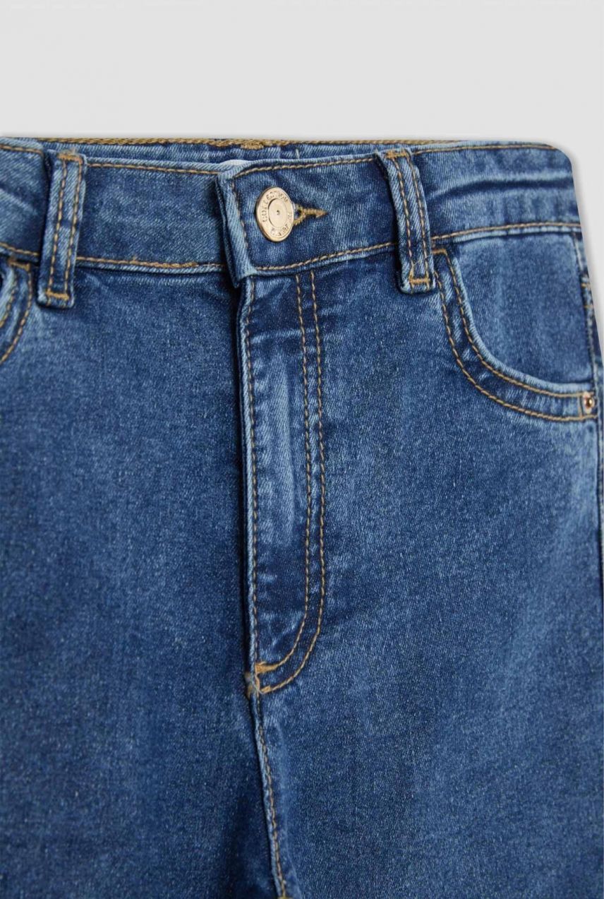 DEFACTO Girl's Flare Leg Jeans Trousers