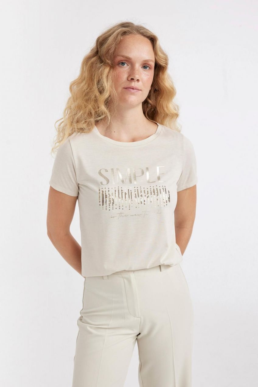 DEFACTO Regular Fit Crew Neck Printed Short Sleeve T-Shirt