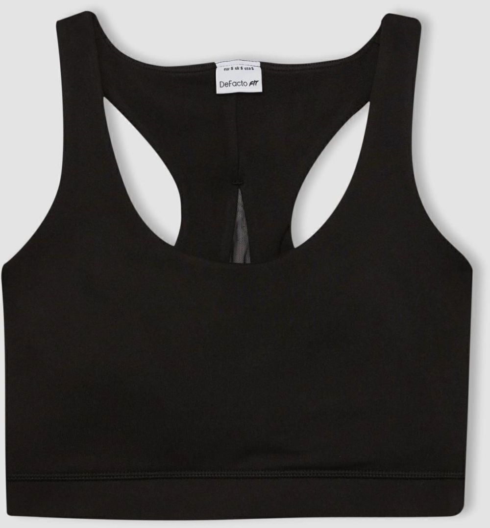 DEFACTO Fit Crew Neck Sports Bra