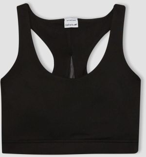 DEFACTO Fit Crew Neck Sports Bra