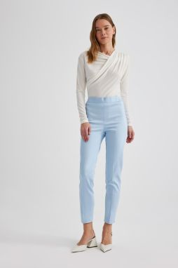 DEFACTO Cigarette Normal Waist Straight Leg Satin Trousers