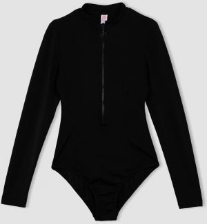 DEFACTO Fall In Love Zippered Long Sleeve Surf Swimsuit
