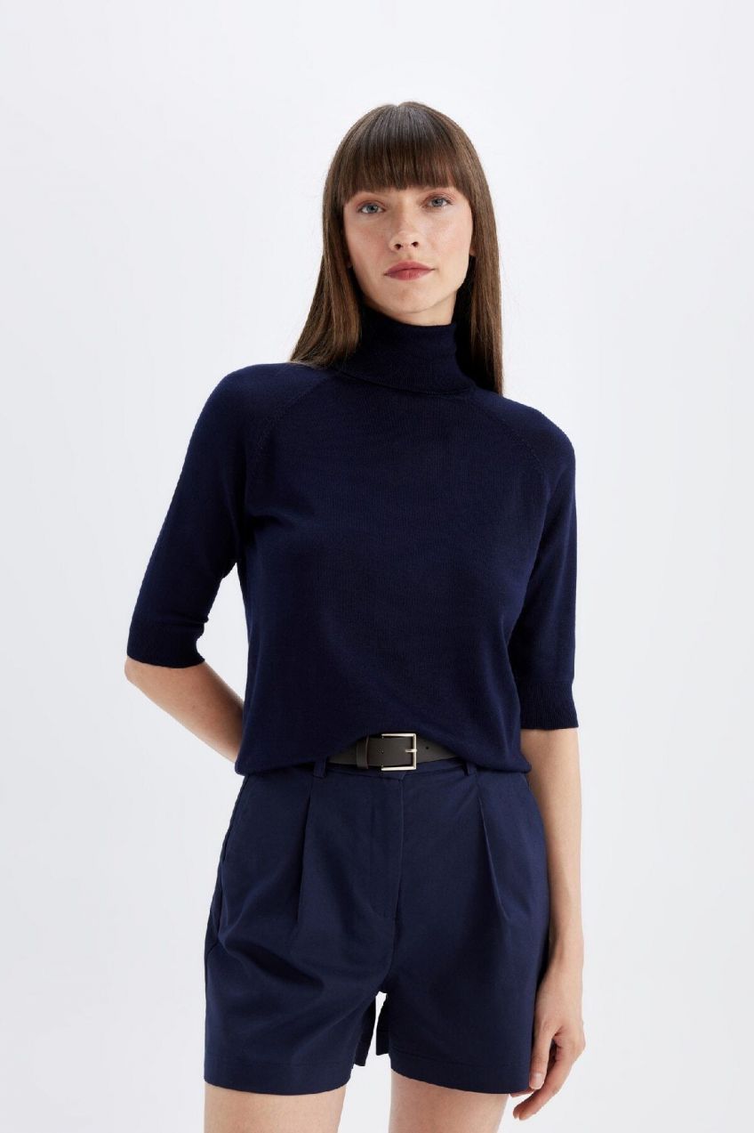 DEFACTO Regular Fit Turtleneck Sweater
