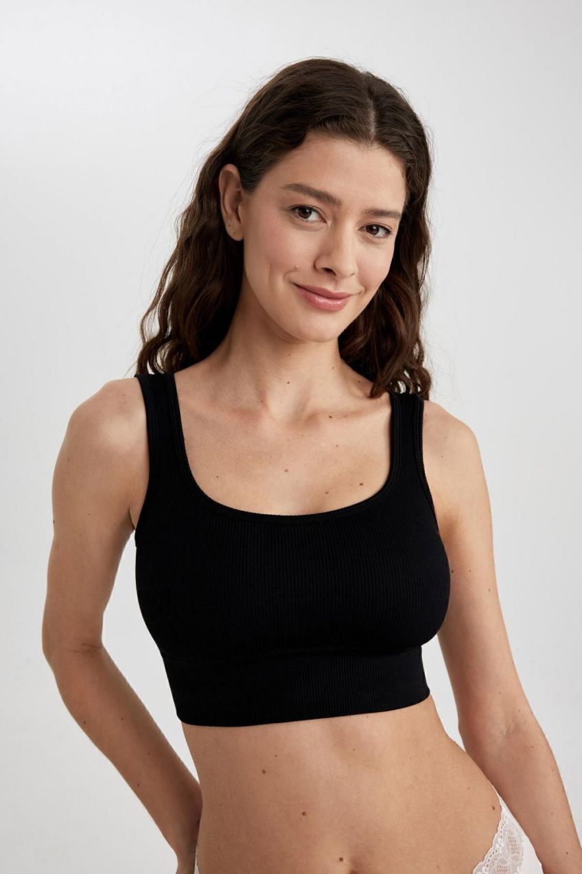 DEFACTO Fall In Love Coverless Padless Seamless Bra B0907ax24sp