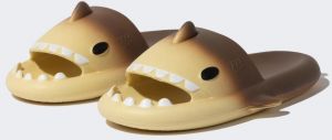 DEFACTO Men's High Sole Shark Eva Slippers