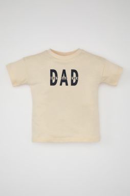 DEFACTO Baby Boy Crew Neck Printed Short Sleeve T-Shirt