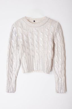 Trendyol Stone Foil Printed Knitwear Sweater