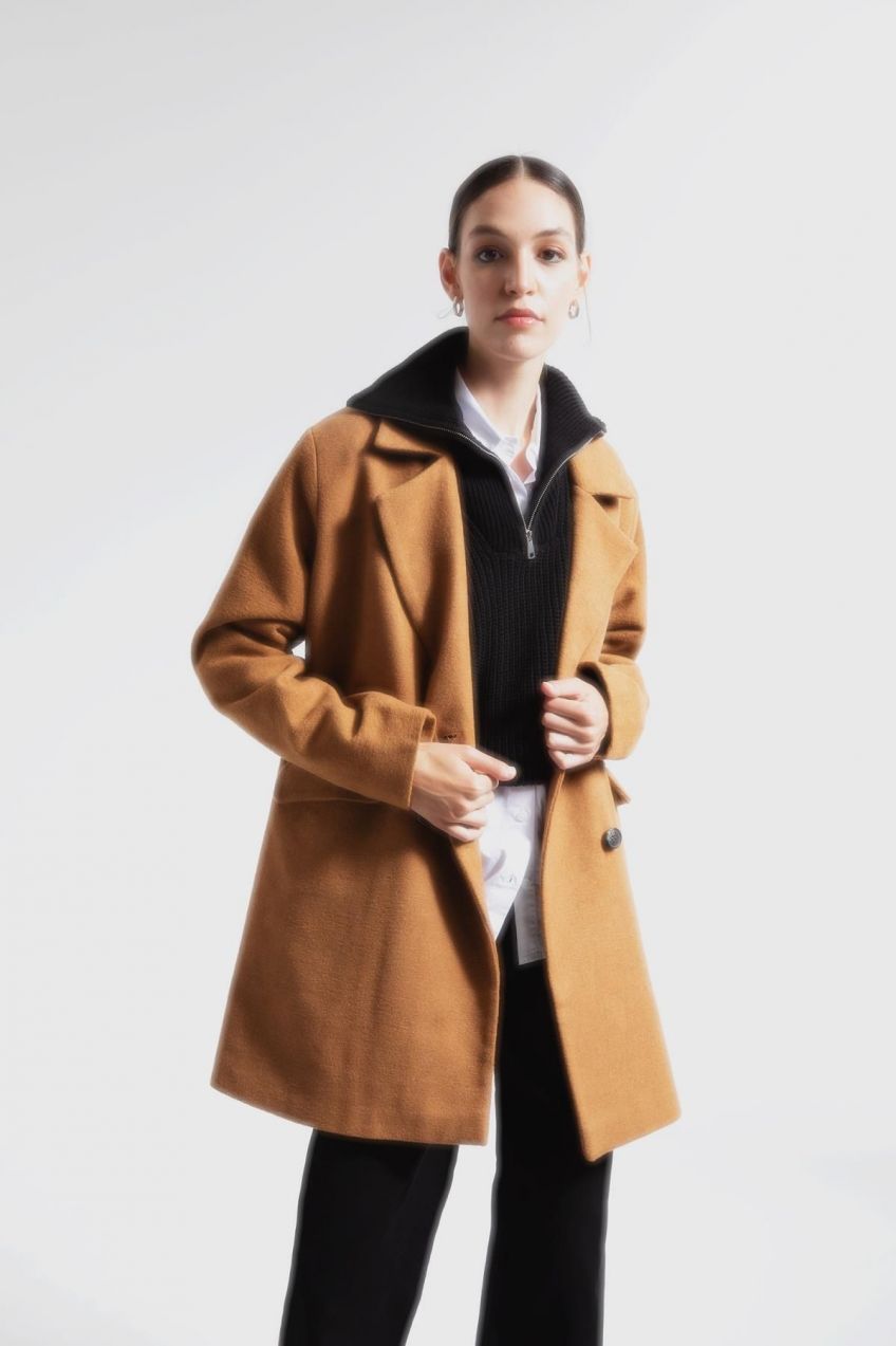 DEFACTO Oversize Fit Stamp Coat