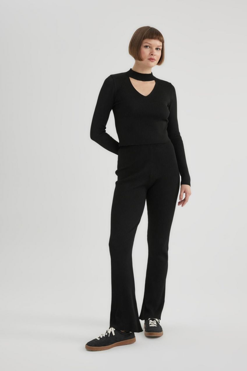 DEFACTO Flayer Ribbed Trousers