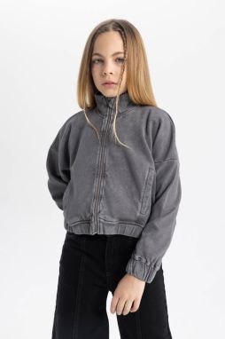 DEFACTO Girl's Turtleneck Cardigan