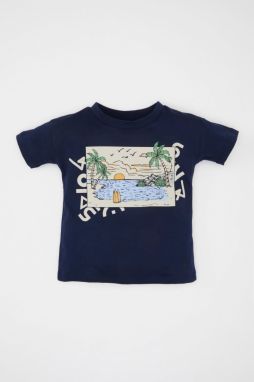 DEFACTO Baby Boy Printed Short Sleeve T-Shirt