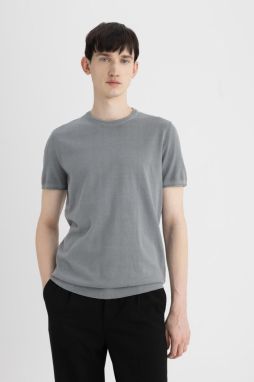 DEFACTO Standard Fit Short Sleeve Knitwear Polo T-Shirt