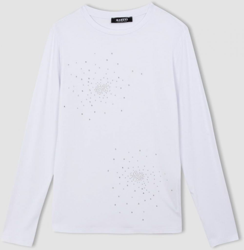DEFACTO Half Turtleneck Long Sleeve Shirt Tunic