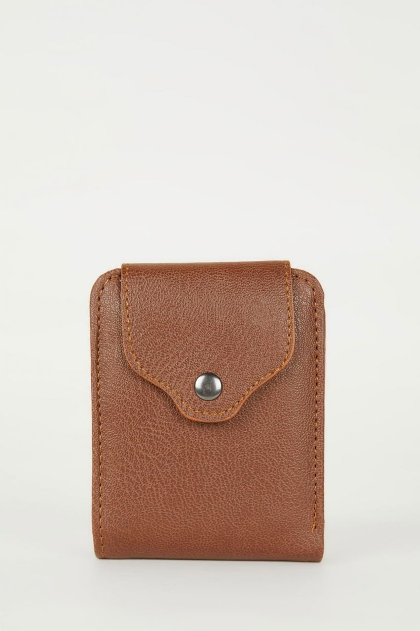 DEFACTO Men's Faux Leather Wallet