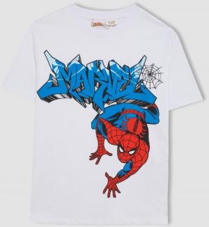 DEFACTO Boy Marvel Spiderman Crew Neck Short Sleeve T-Shirt